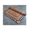 Black Scalloped Jute Rug Scallop Rug Jute Scallop Rug